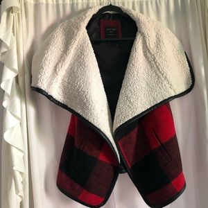 Love Tree “Plaid” Wool Vest